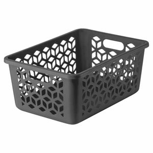 Cesto Multiuso Plástico M Preto Solido UZ360PR Uz. - UN