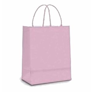 Sacola Papel 17,5x21,5 com Alça Lisa Rosa Bebe 8103 Lc embalag. - 10UN