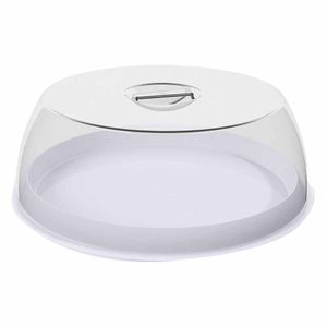 Boleira Plastica com Tampa Branco Solido Uz195Br / Un / Uz.
