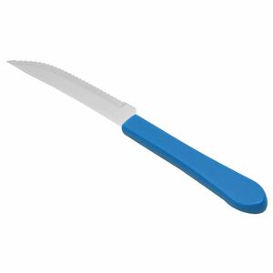 Faca P/ Churrasco Inox 4" Leme Azul 23180494 Tramontina - UN
