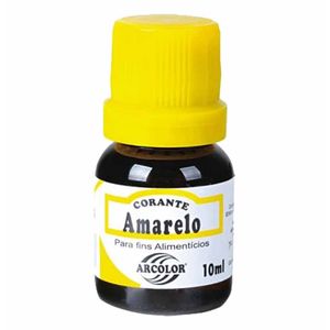 Anilina Liquida 10ml Amarelo / 12Un / Arco Iris