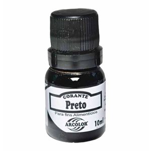 Anilina Líquida 10ml Preta CL10 Arco iris - 12UN
