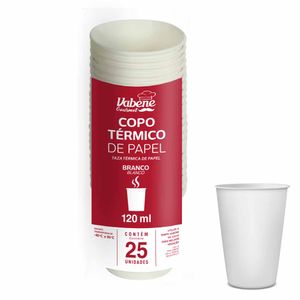 Copo Papel 120 ml 3031 Vabene - 25UN