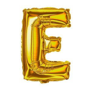 Balão Inflável Letra E Dourado CT46 Solider - UN