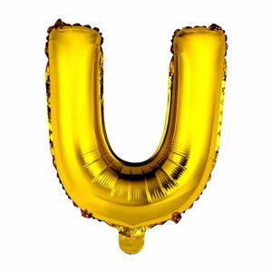 Balao Inflavel Letra Dourado "U" Solider - UN