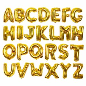 Balao Inflavel Letra Dourado "W" / Un / Solider