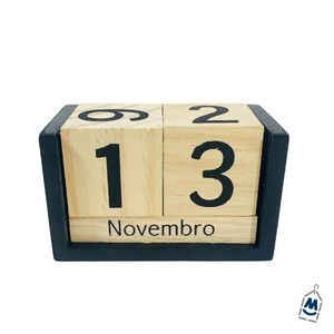 Calendario de Madeira 13X7,8cm 96945 / Un / FWB