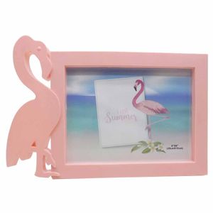 Porta Retrato 15 x 20 cm Flamingo Rosa 2378 | UN | Alem Mar