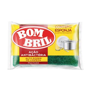 Esponja Multiuso Antibacteriana 17011 Bombril - UN
