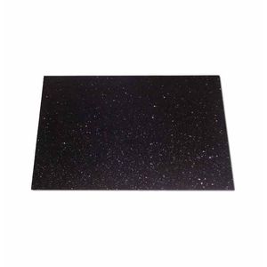 TNT Glitter 1,5mm 40x60cm Preto 0205 Dub flex - 5FL