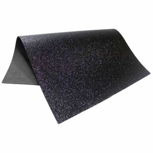 TNT Glitter 1,5mm 40x60cm Preto 0205 Dub flex - 5FL