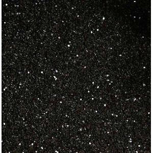 TNT Glitter 1,5mm 40x48cm Preto 0205 Dub flex - 10FL