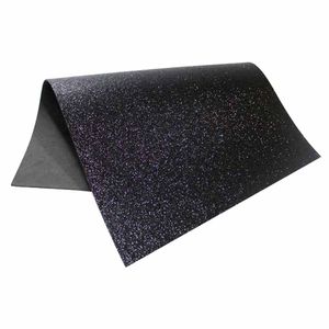 TNT Glitter 1,5mm 40x48cm Preto 0205 Dub flex - 10FL