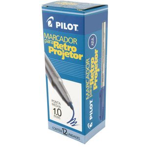 Caneta Permanente para CD/DVD 1.0 mm Azul 1430 Pilot - 12UN