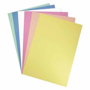 Bloco A4 Criativo 6 Cores Pastel 120G | 25 Folhas | BRW