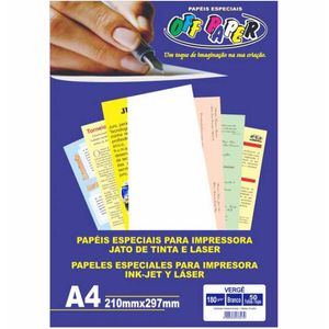 Papel Verge A4 Branco 00001 Off paper - 50FL