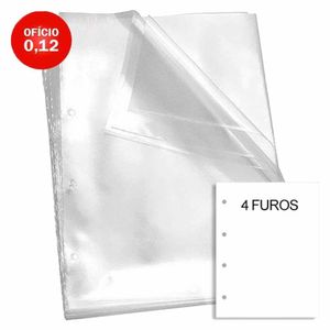 Envelope Pasta Catálogo Ofício Extra Médio 4 Furos 178 Dac - 100UN