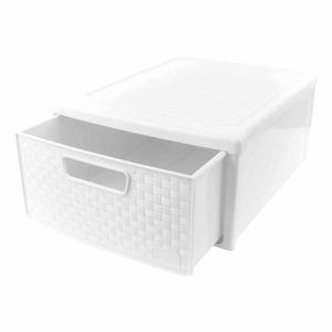 Gaveteiro Modular Rattan Branco 254/B / Un / Nitron