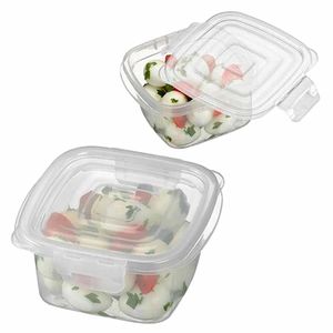 Pote Plástico Quadrado com Trava 370 ml 03/9 Nitron - UN
