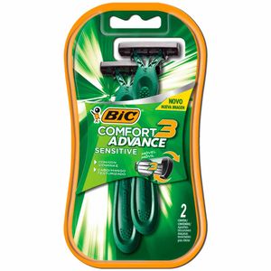 Barbeador Descartável Confort 3 Lâminas 3191 Bic - 2UN