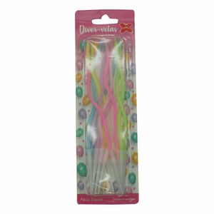 Vela Espiral 0,4X15,5cm Color 4414 Make+ - 12UN