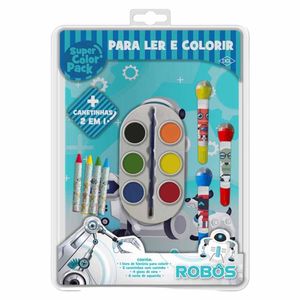 Livro Infantil de Colorir Robôs I8036 Dcl - UN
