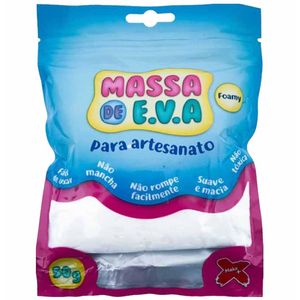 Massa EVA para Artes 50g Branco 13003 Make+ - UN