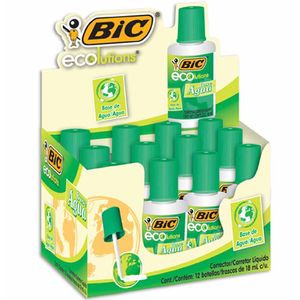 Corretivo Liquido Base Agua 18ml Eco Bic - 12UN