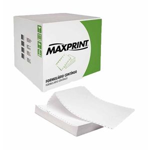 Formulário Contínuo Razão 3 Vias Branco 2000 Folhas 3075 Maxprint - CX