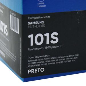 Toner Compatível Samsung MLT-D101S Preto | UN | Maxprint