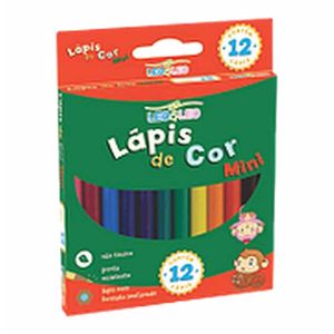 Lapis Cor Curto com 12 Cores Sex Flex 4690 / 12Cx / Leonora