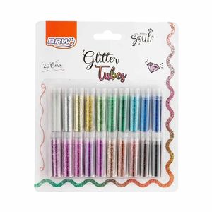 Glitter com 2G Tubes Gl0600 Brw - 20UN