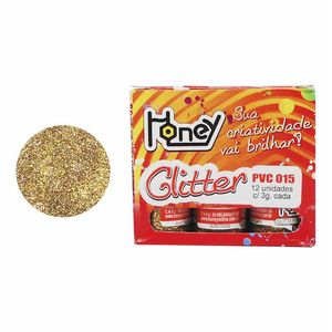 Glitter com 3g Ouro 108 Honey - 12UN