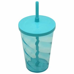 Copo Euphoria 700ML com Canudo Azul Tiffany | UN | Neoplas