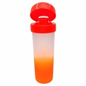 Garrafa Plástico 450 ML Eco Water Fantasy Laranja Neon 66104 | UN | Neoplas