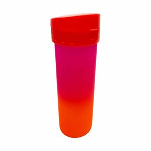 Garrafa Plástico 450 ml Eco Water Laranja/Rosa | UN | Neoplas