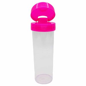 Garrafa Plástico 450 ML Eco Water Rosa Fluorescente 66029 | UN | Neoplas