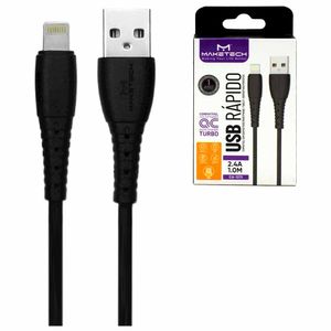 Cabo USB x Lightning (1M) Preto CA127I Mtech - UN