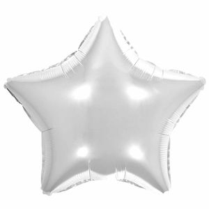 Balão Metalizado Estrela Prata 8549 Make+ - UN