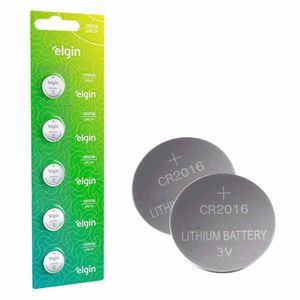 Bateria 3V Energy CR2016 | 5UN | Elgin
