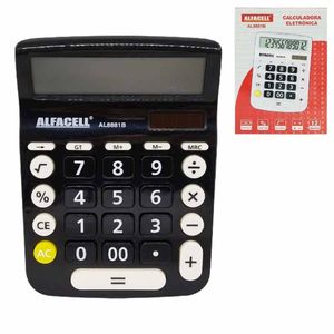 Calculadora de Mesa 12 Dígitos AL8881B | UN | Alfacell