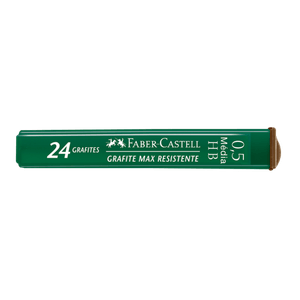 Grafite HB 0,5 mm 24 minas THG05HB Faber-castell - 2TB
