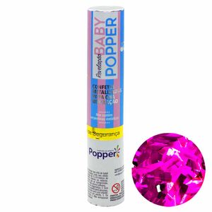 Lança Confete 30 cm Revelação Rosa 8230-FE Popper - UN