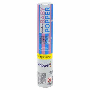 Lança Confete 30 cm Revelação Rosa 8230-FE Popper - UN