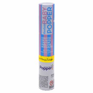 Lança Confete 30 cm Revelação Rosa 8230-FEC Popper - UN