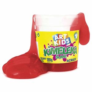 Geleinha Slime Kimeleka Vermelho 180g 0555 Acrilex - UN