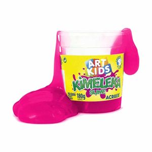 Geleinha Slime Kimeleka Rosa 180g 0537 Acrilex - UN