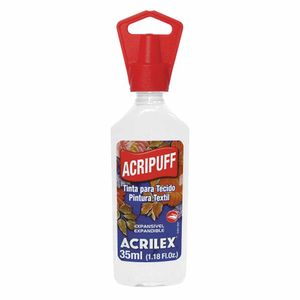 Tinta para Tecido Acripuff 35 ml Branco 519 | UN | Acrilex