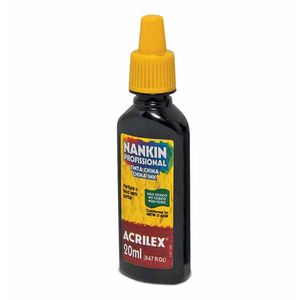 Tinta Nankin 20ml Preto 520 Acrilex - 12UN