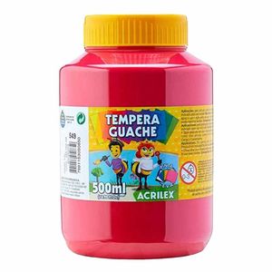 Tinta Guache 500ml Magenta 0549 Acrilex - UN